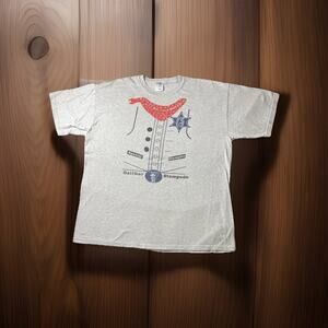 Cowboy Special Olympics Gray, T-SHIRT, retro 2011 Unisex Sz-XL (let Me Win)